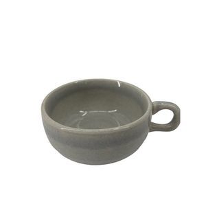 Vtg Russel Wright Steubenville American Modern Gray Coffee Cup 0769